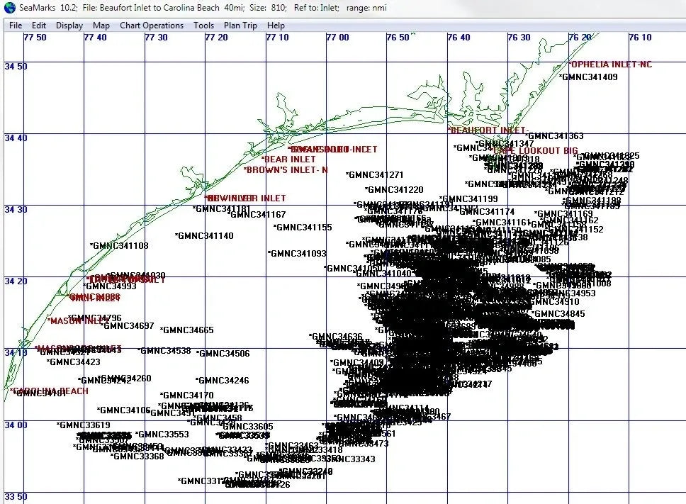 Beaufort Inlet to Carolina Beach