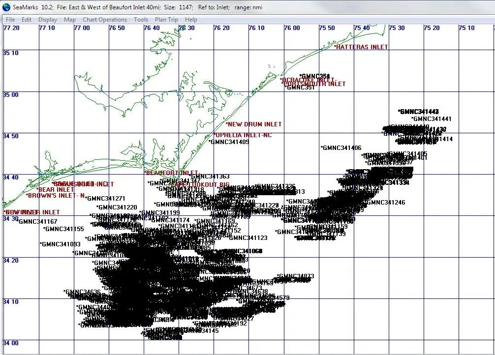 East & West of Beaufort Inlet