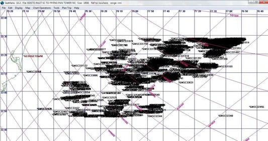 Edisto Inlet SC to Frying Pan Tower NC