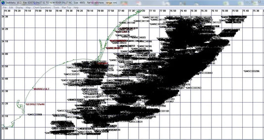 Edisto Inlet SC to New River Inlet NC