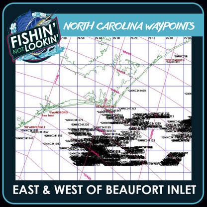 East & West of Beaufort Inlet