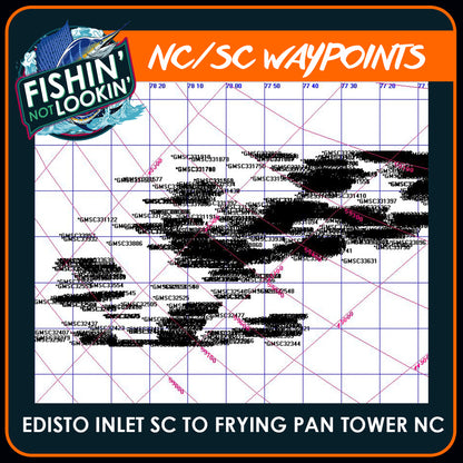 Edisto Inlet SC to Frying Pan Tower NC