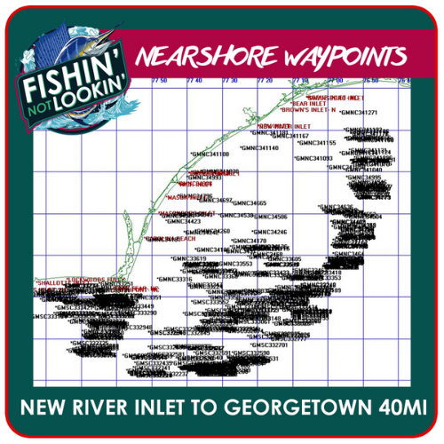 New River Inlet NC to Georgetown SC